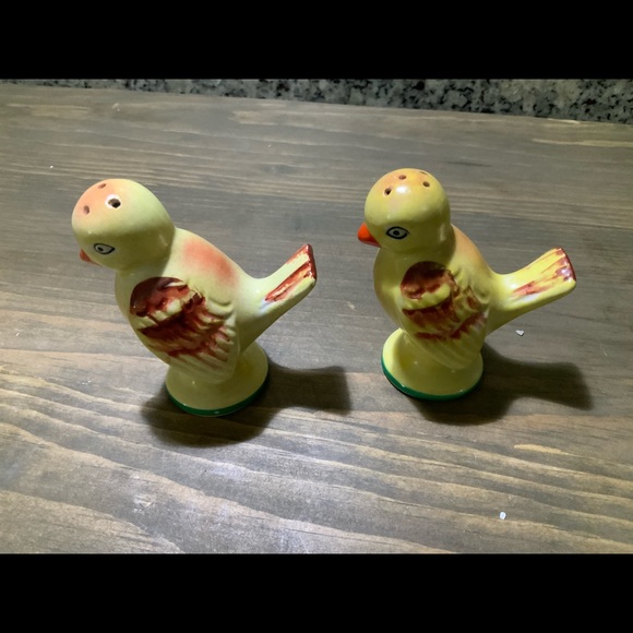 Made in Japan yellow birds S&P - Picture 2 of 6